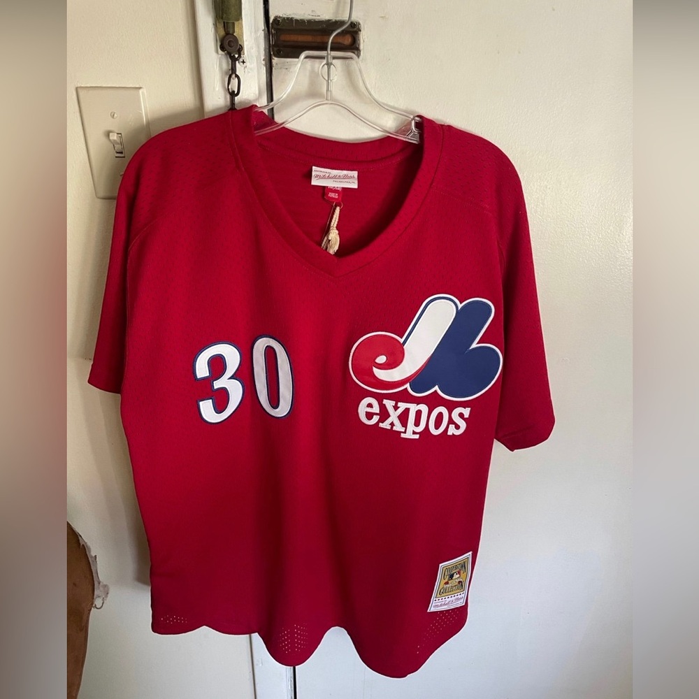 Tim Raines Montreal Expos Mitchell & Ness MLB mesh jerseys XL